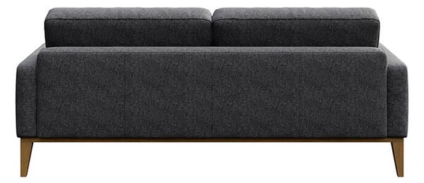 MUZZA POHOVKA DVOJMIESTNA MUSSO TUFTED tmavosivá