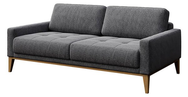 MUZZA POHOVKA DVOJMIESTNA MUSSO TUFTED tmavosivá