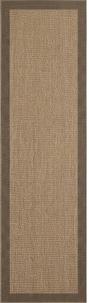 Hnedý vnútorný a vonkajší behúň 80x250 cm Timber 1402 – Ayyildiz Carpets
