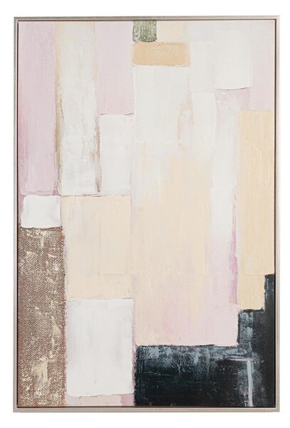 Tlačený/s ručne maľovanými prvkami obraz s rámom/na plátne 80x120 cm Meldert – Yes Everyday