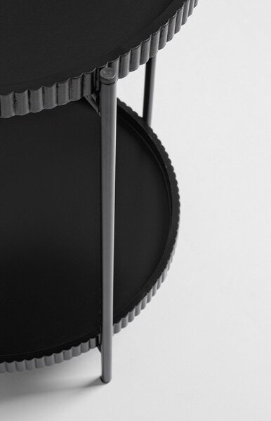 Kovový okrúhly odkladací stolík ø 42 cm Herdys – Yes Everyday