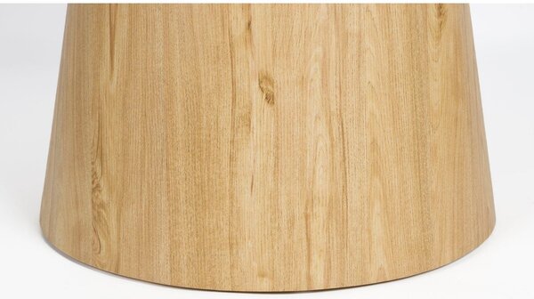 Okrúhly jedálenský stôl s doskou z kameňa ø 115 cm Almira – White Label