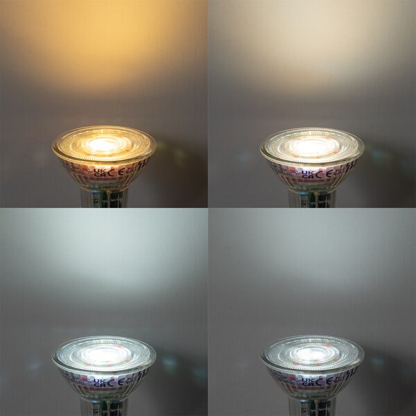 Sada 5 inteligentných GU10 LED žiaroviek Jasných RGBW 4,5W 350 lm 2700-6000K