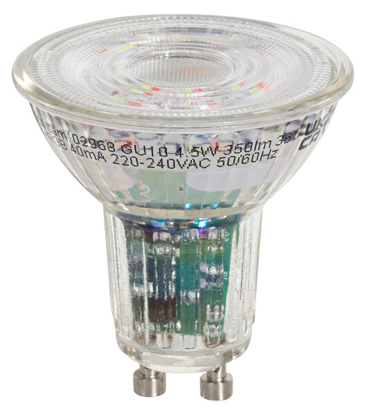 Sada 5 inteligentných GU10 LED žiaroviek Jasných RGBW 4,5W 350 lm 2700-6000K