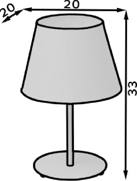 Stolová lampička na nočný stolík VESPILLO - zelená/zlatá/čierna