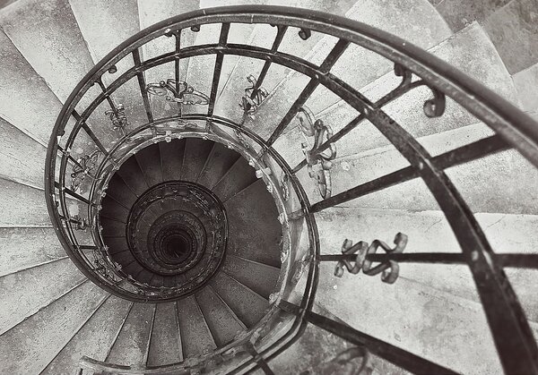 Plátno maľba Spiral Stairs
