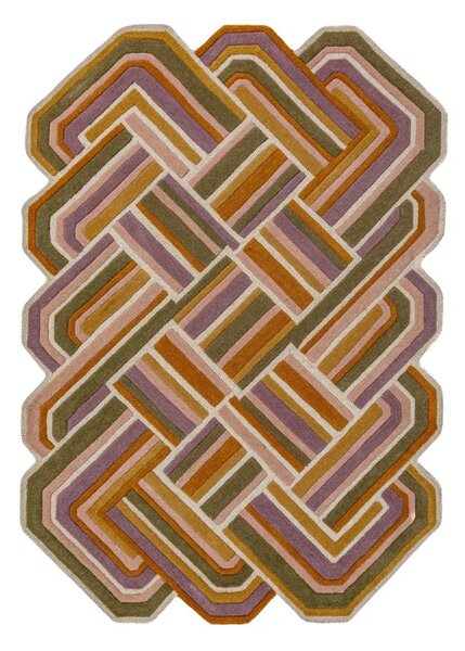 Ručne tkaný vlnený koberec 140x200 cm Lattice Shaped – Flair Rugs