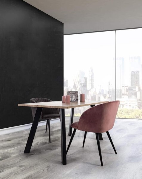 MUZZA Jedálenský stôl giant 140 x 80 cm svetlý dub