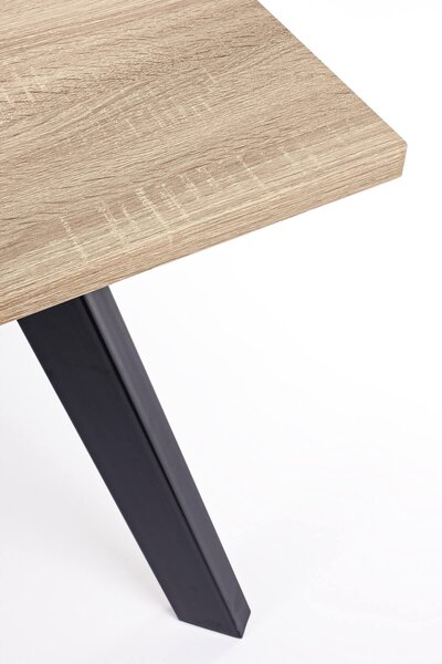MUZZA Jedálenský stôl giant 140 x 80 cm svetlý dub