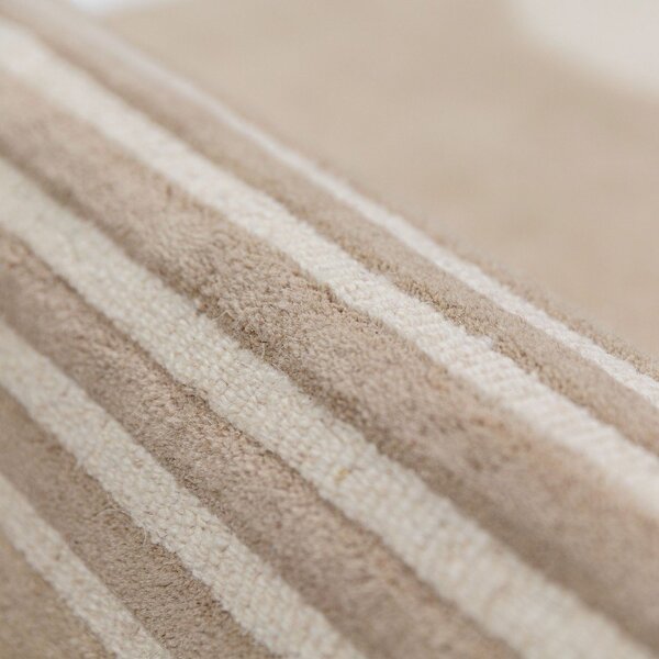 Ručne tkaný vlnený koberec v prírodnej farbe 200x290 cm Lozenge – Flair Rugs