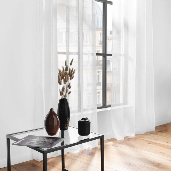 Biela voálová záclona 140x240 cm Lissea – douceur d'intérieur