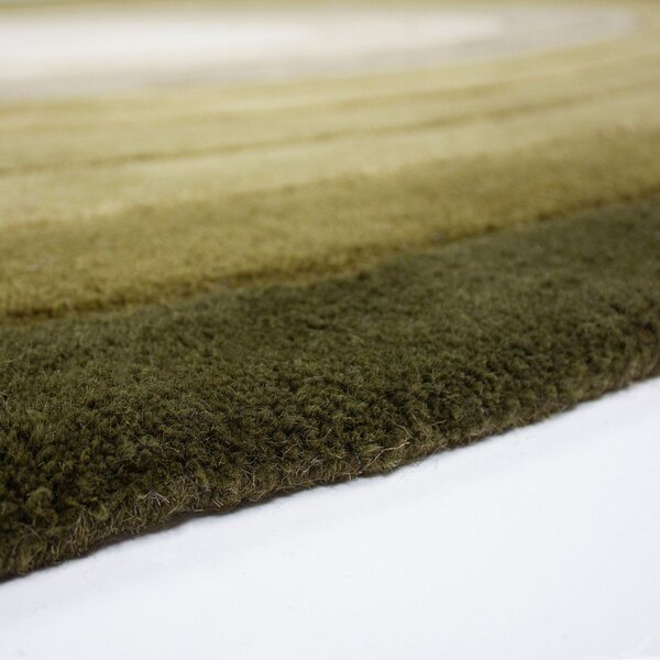 Zelený ručne tkaný vlnený koberec 160x230 cm Puddle Ombre – Flair Rugs
