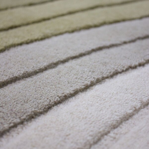 Zelený ručne tkaný vlnený koberec 160x230 cm Puddle Ombre – Flair Rugs