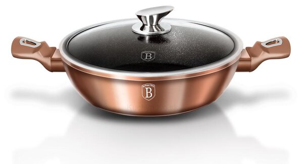 BERLINGERHAUS Rosegold rajnica s pokrievkou 28 cm