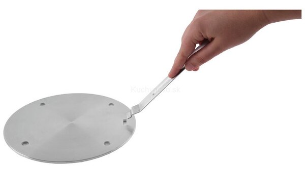 Podložka na indukciu nerez 24 cm s odnímateľnou rúčkou