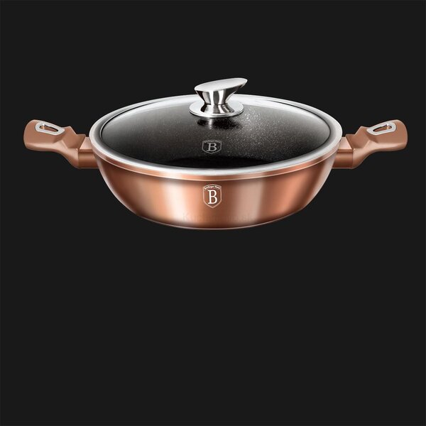 BERLINGERHAUS Rosegold rajnica s pokrievkou 28 cm