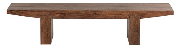 Konferenčný stolík z masívu akácie v tmavoprírodnej farbe 48x152 cm Eron – WOOOD