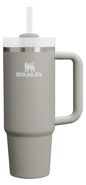 Svetlosivá termoska so slamkou z nehrdzavejúcej ocele 890 ml Quencher H2.O FlowState™ Tumbler Ash – Stanley