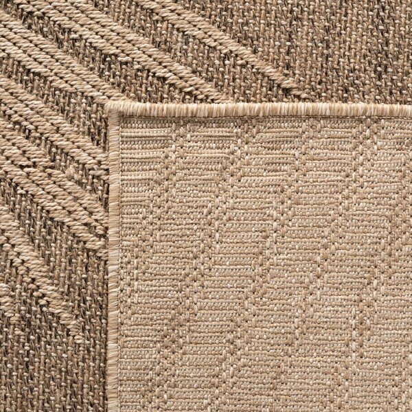 Hnedý okrúhly vnútorný a vonkajší koberec ø 160 cm Timber 1403 – Ayyildiz Carpets