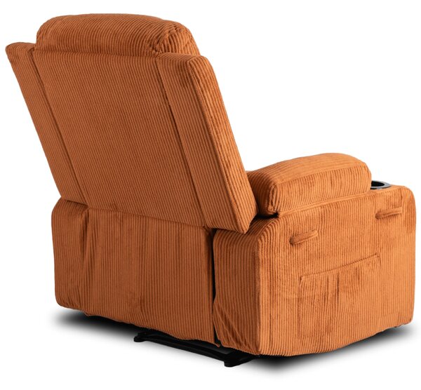 Masážne kreslo BOX Reclining Rudy Corduroy