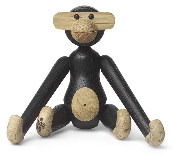 Drevená opička Monkey Mini Dark Oak 9,5 cm