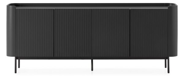 Čierna komoda 200x80x40 cm Willa – MOME