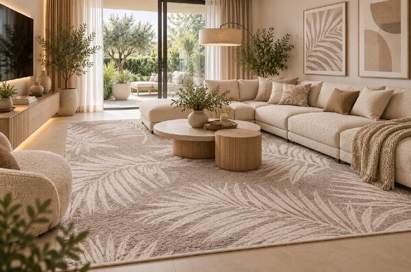 Koberec Flora 586/D9TJ rozmery koberec: 67x120 cm