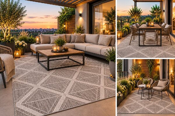 Koberec Jeans (In/Outdoor) 19004/P91 rozmery koberec: 40x60 cm