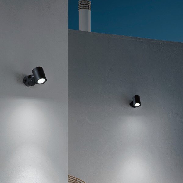 Ideal lux 337548 O-ZONE vonkajšie nástenné svietidlo LED 13W 1100/970lm 3000K IP66 čierna