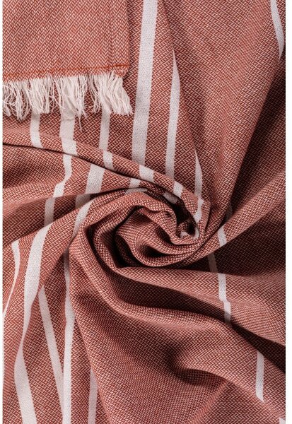Bavlnená deka v terakotovej farbe 150x200 cm Solene – Tiseco Home Studio