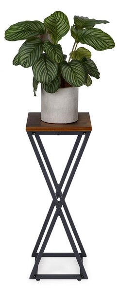 MODERNHOME Stojan na kvety SOLITARE hnedý/čierny
