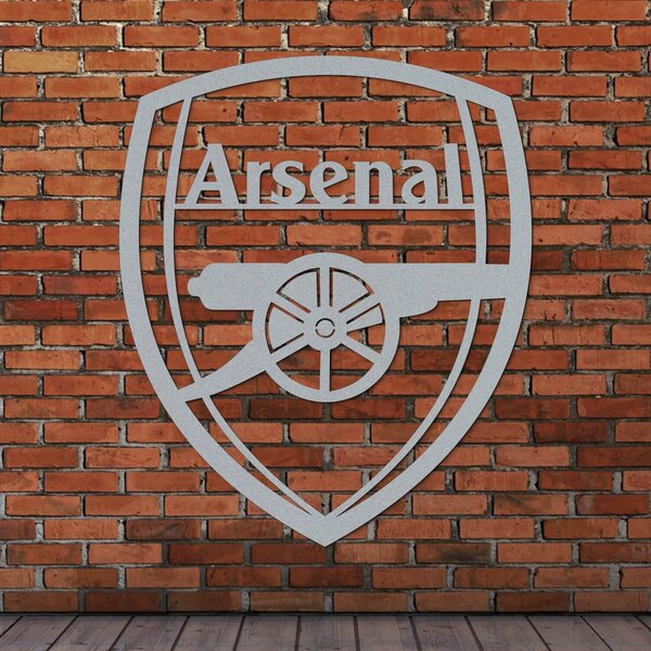 DUBLEZ | Logo futbalového klubu z dreva - Arsenal | Obraz