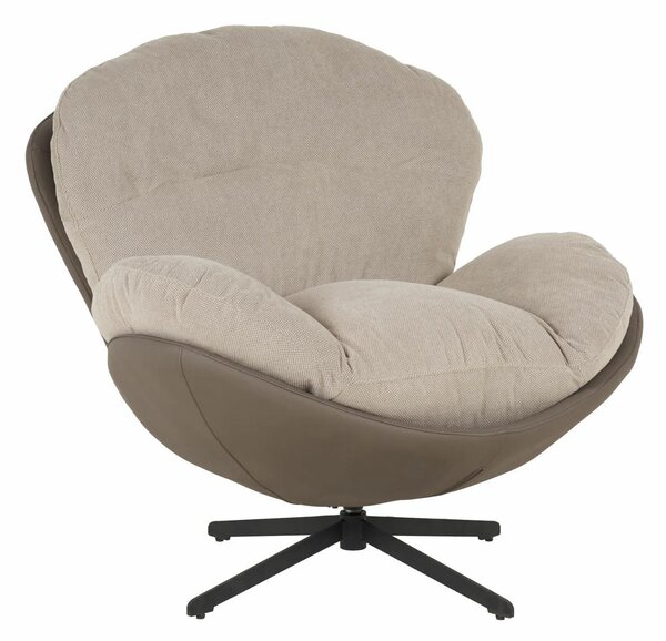 Kontrast Otočné kreslo Milo taupe