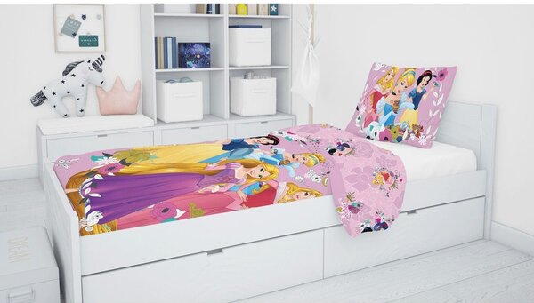 Jerry Fabrics Obliečky Princezné - Princezné | 140 x 200 cm / 70 x 90 cm