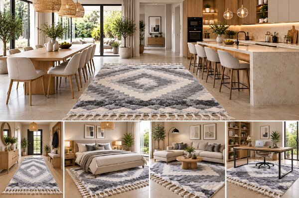 Koberec London 572 GREY (Antik) rozmery koberec: 120x170 cm