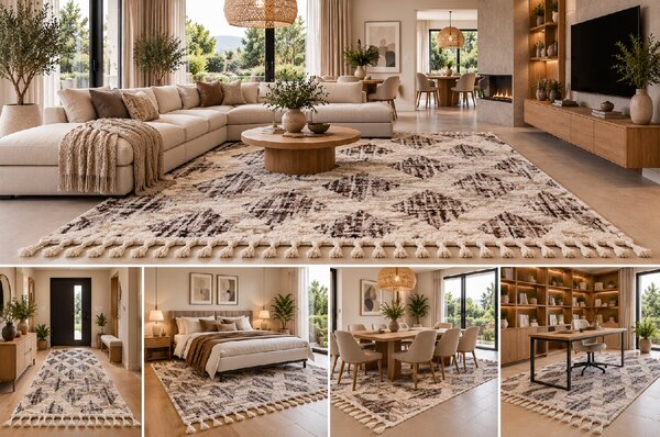 Koberec London 8749 BEIGE (Antik) rozmery koberec: 80x150 cm