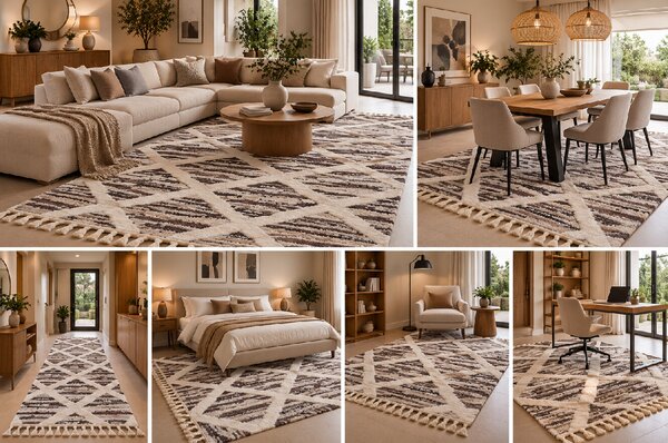 Koberec London 8934 BEIGE rozmery koberec: 160x230 cm