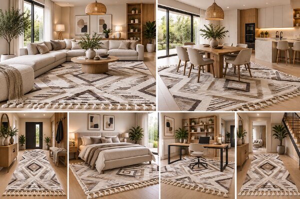 Koberec London 8761 CREAM (Antik) rozmery koberec: 80x150 cm