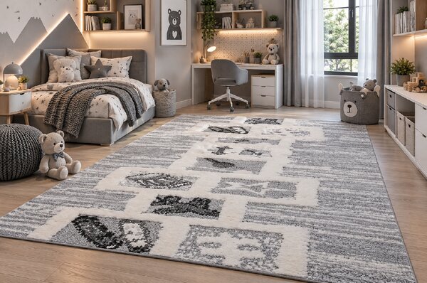 Koberec London 282 GREY rozmery koberec: 80x150 cm