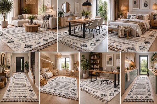 Koberec London 289 GREY rozmery koberec: 160x230 cm