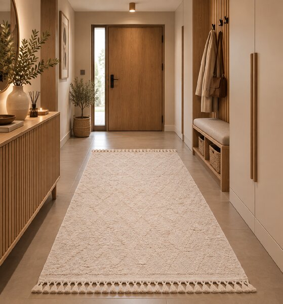 Koberec Berber 376 IVORY HAVANA rozmery koberec: 80x150 cm