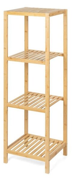 Bambusový kúpeľňový regál v prírodnej farbe 37x110 cm Skaren – Essentials