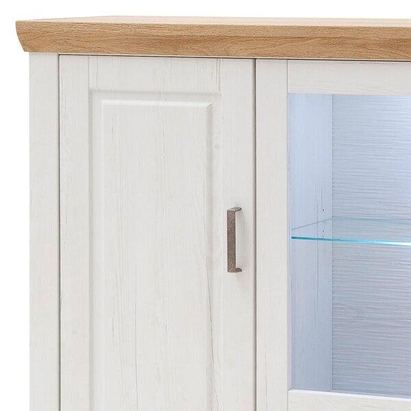VYSOKÁ KOMODA, farba duba, farba pínie, 163/142/40 cm Livetastic - Online Only drobný nábytok, Online Only
