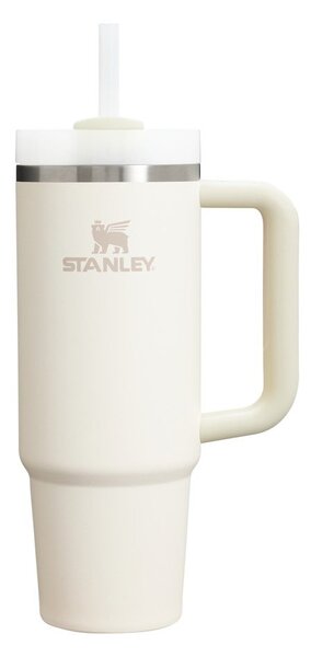 Krémovobiela termoska so slamkou z nehrdzavejúcej ocele 890 ml Quencher H2.O FlowState™ Tumbler Cream 2.0 – Stanley
