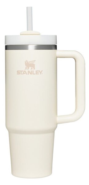 Krémovobiela termoska so slamkou z nehrdzavejúcej ocele 890 ml Quencher H2.O FlowState™ Tumbler Cream 2.0 – Stanley