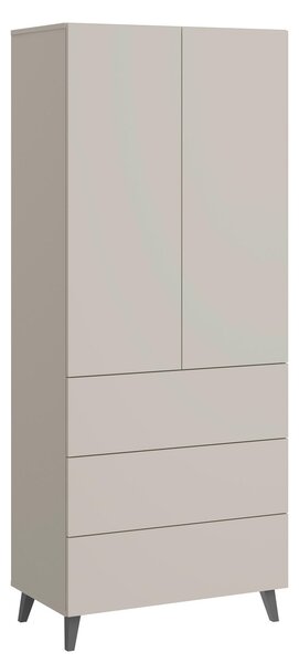 VYSOKÁ KOMODA, kašmírová, 70/170/39 cm P & B - Komody, Online Only