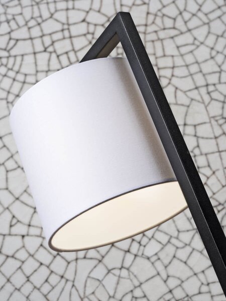 MUZZA STOLNÁ LAMPA BOSTON BIELA