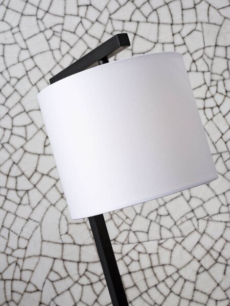 MUZZA STOLNÁ LAMPA BOSTON BIELA