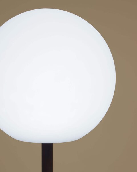 MUZZA NABÍJACIA STOLNÁ LAMPA MIMOZA 64 cm čierna