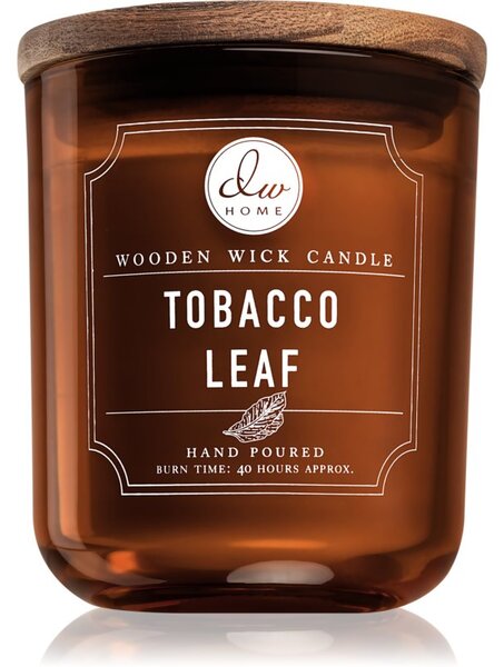 DW Home Tobacco Leaf vonná sviečka s dreveným knotom 320.49 g